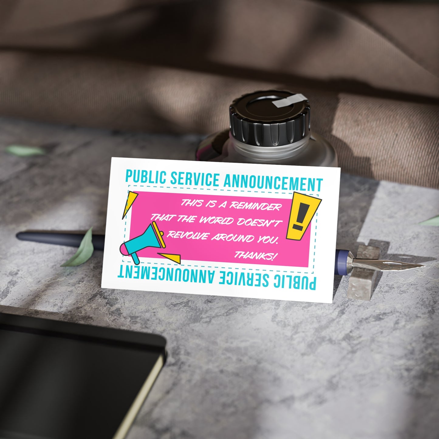 PSA funny Handout cards