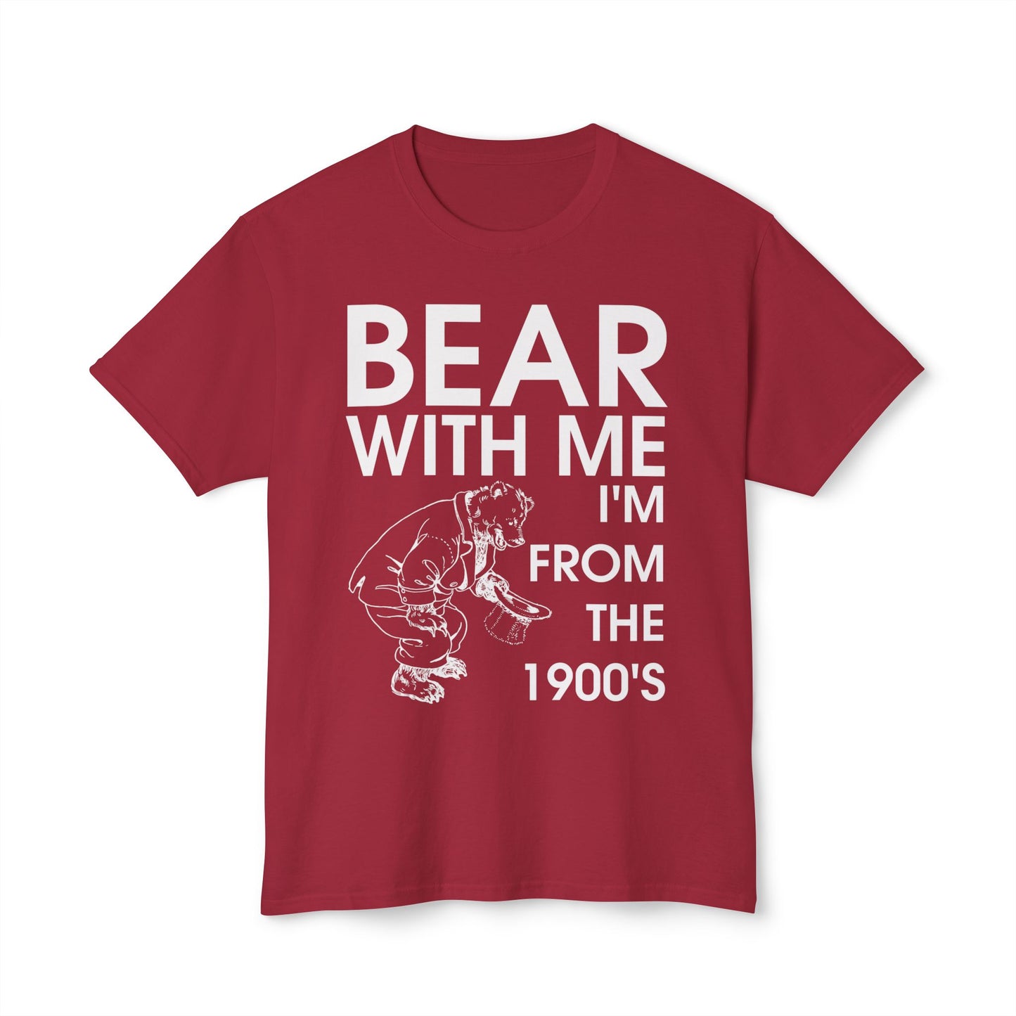 Retro Bear Humor T-Shirt, 90s Nostalgia Tee, Gift for Dad, Vintage Graphic Shirt, Fun Casual Wear