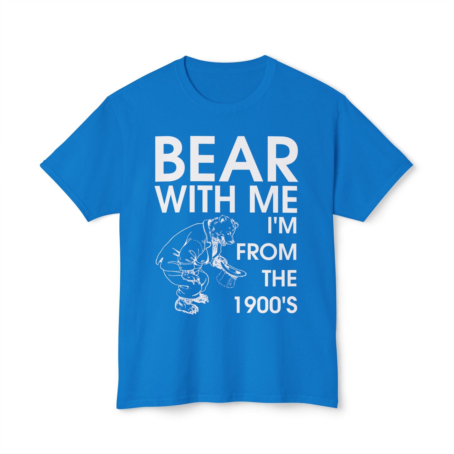 Retro Bear Humor T-Shirt, 90s Nostalgia Tee, Gift for Dad, Vintage Graphic Shirt, Fun Casual Wear