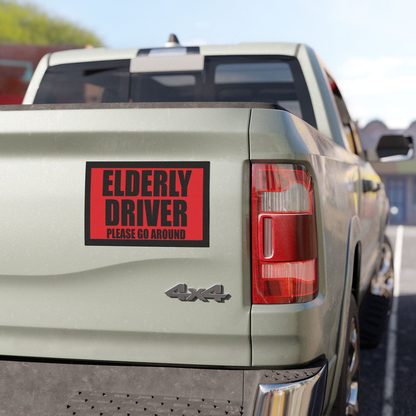 Elderly Driver – go around Car Magnet Safety