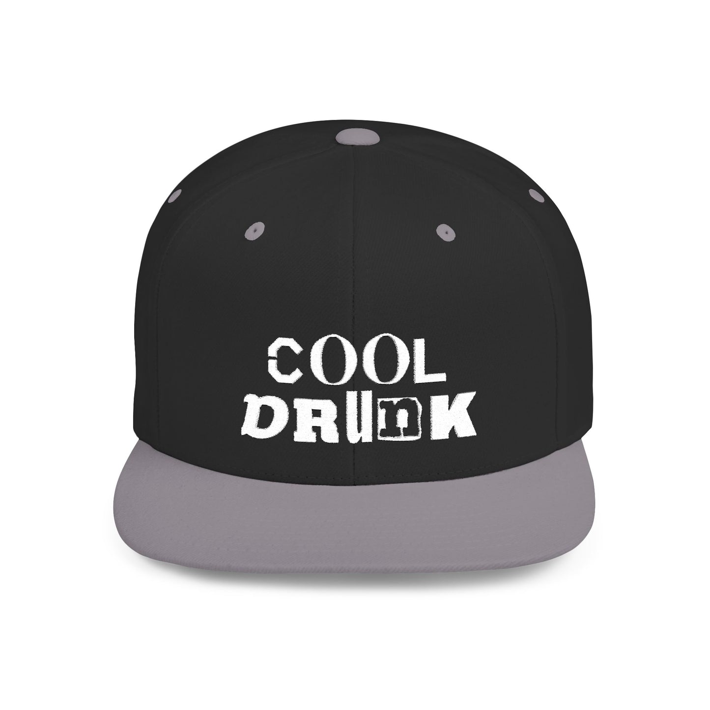 Cool Drunk Flat Bill Snapback Hat