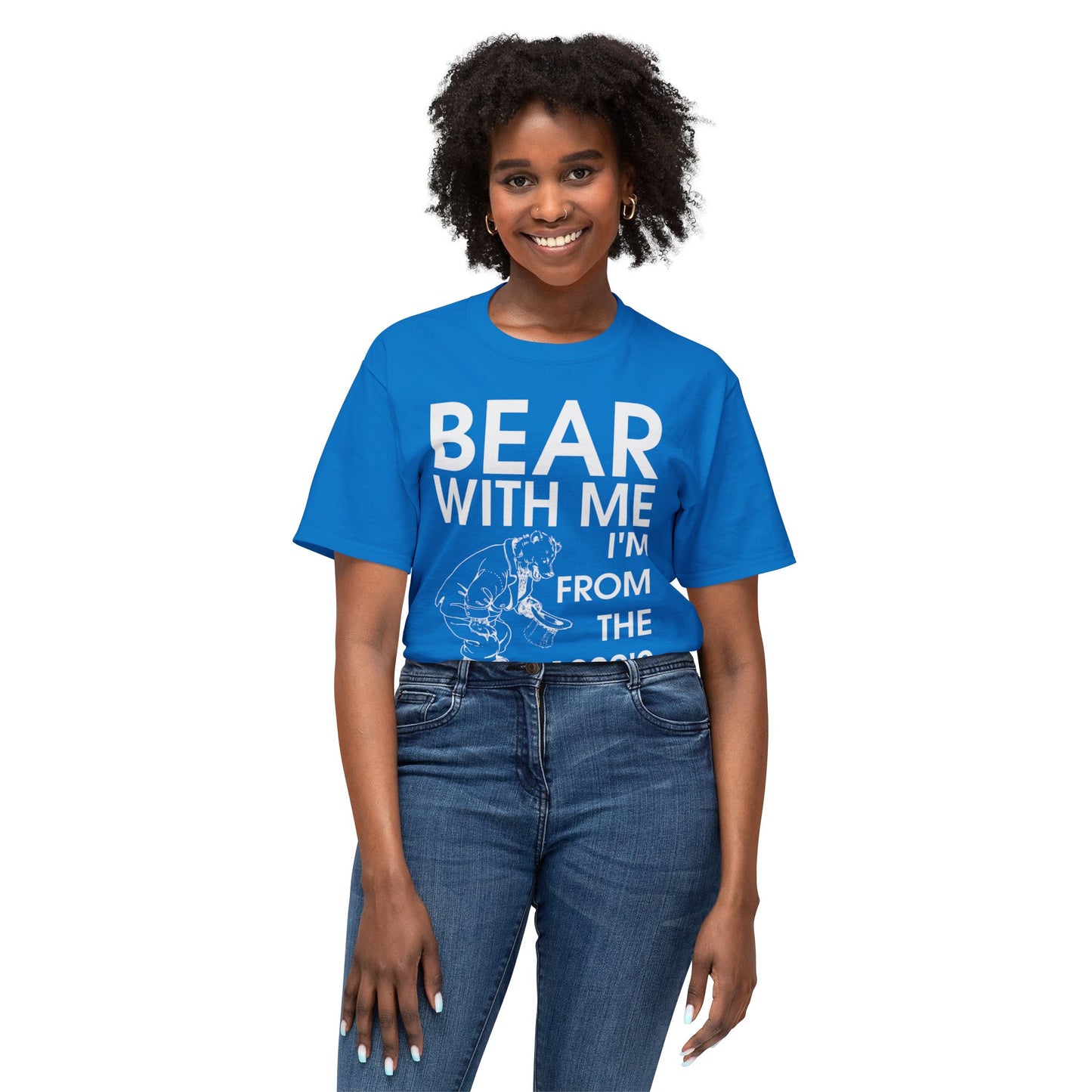 Retro Bear Humor T-Shirt, 90s Nostalgia Tee, Gift for Dad, Vintage Graphic Shirt, Fun Casual Wear