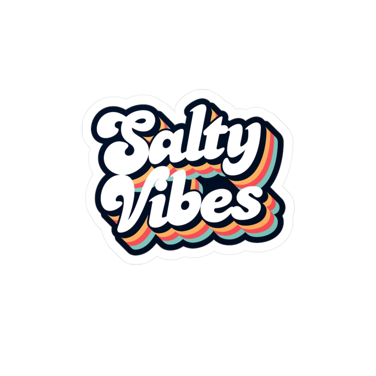 Salty Vibes Kiss-Cut Vinyl Decals
