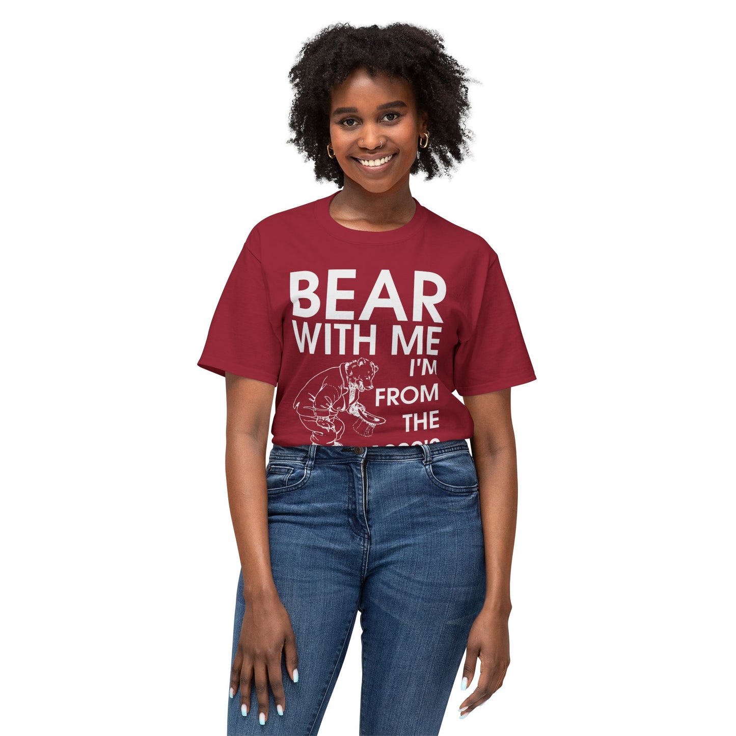Retro Bear Humor T-Shirt, 90s Nostalgia Tee, Gift for Dad, Vintage Graphic Shirt, Fun Casual Wear