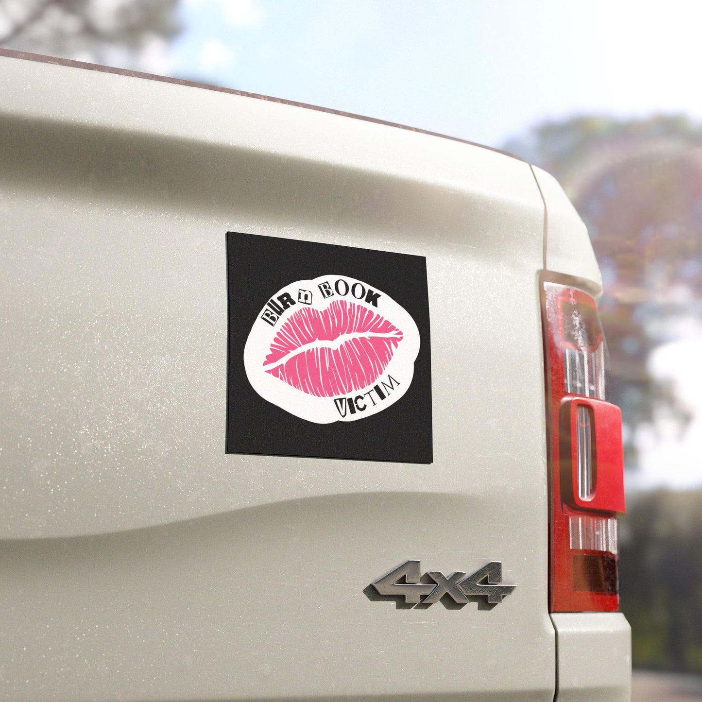 Burn Book Victim Car Magnet