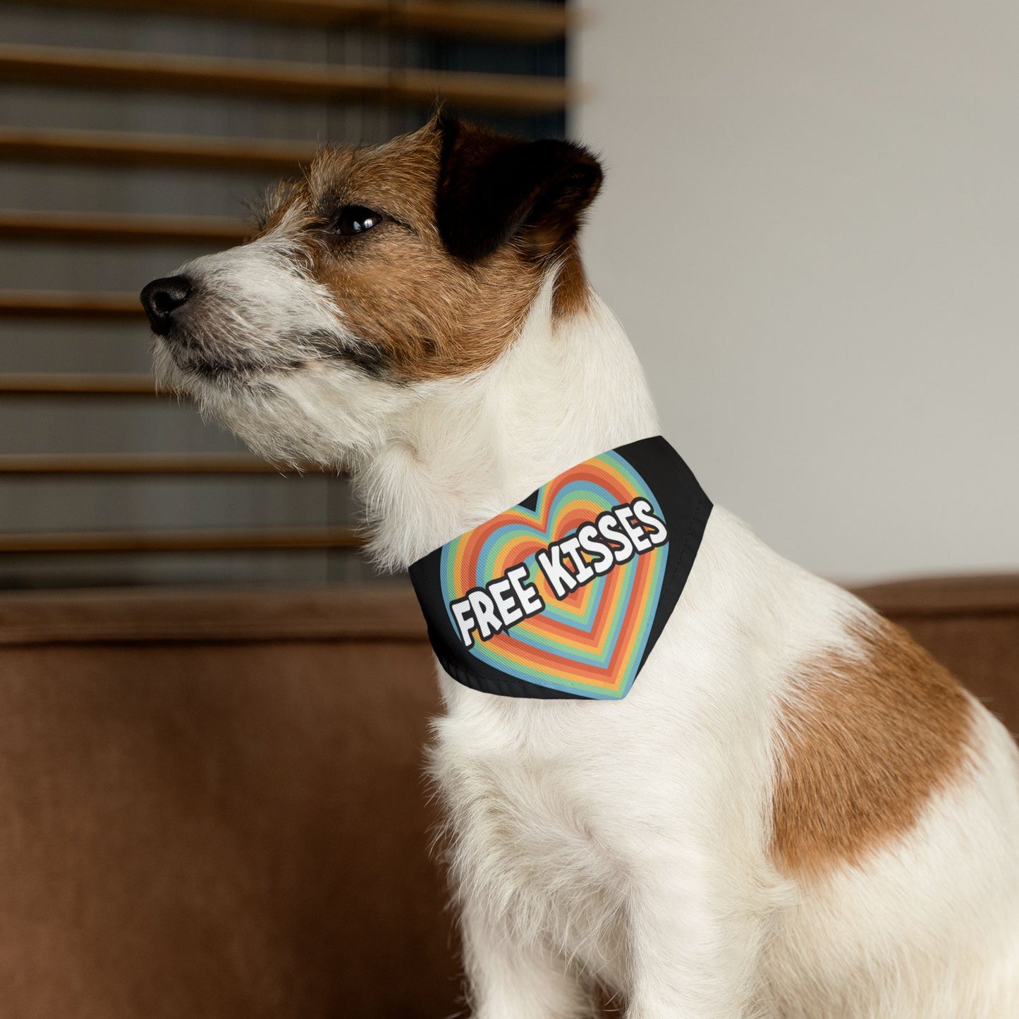 Free Kisses Pet Bandana