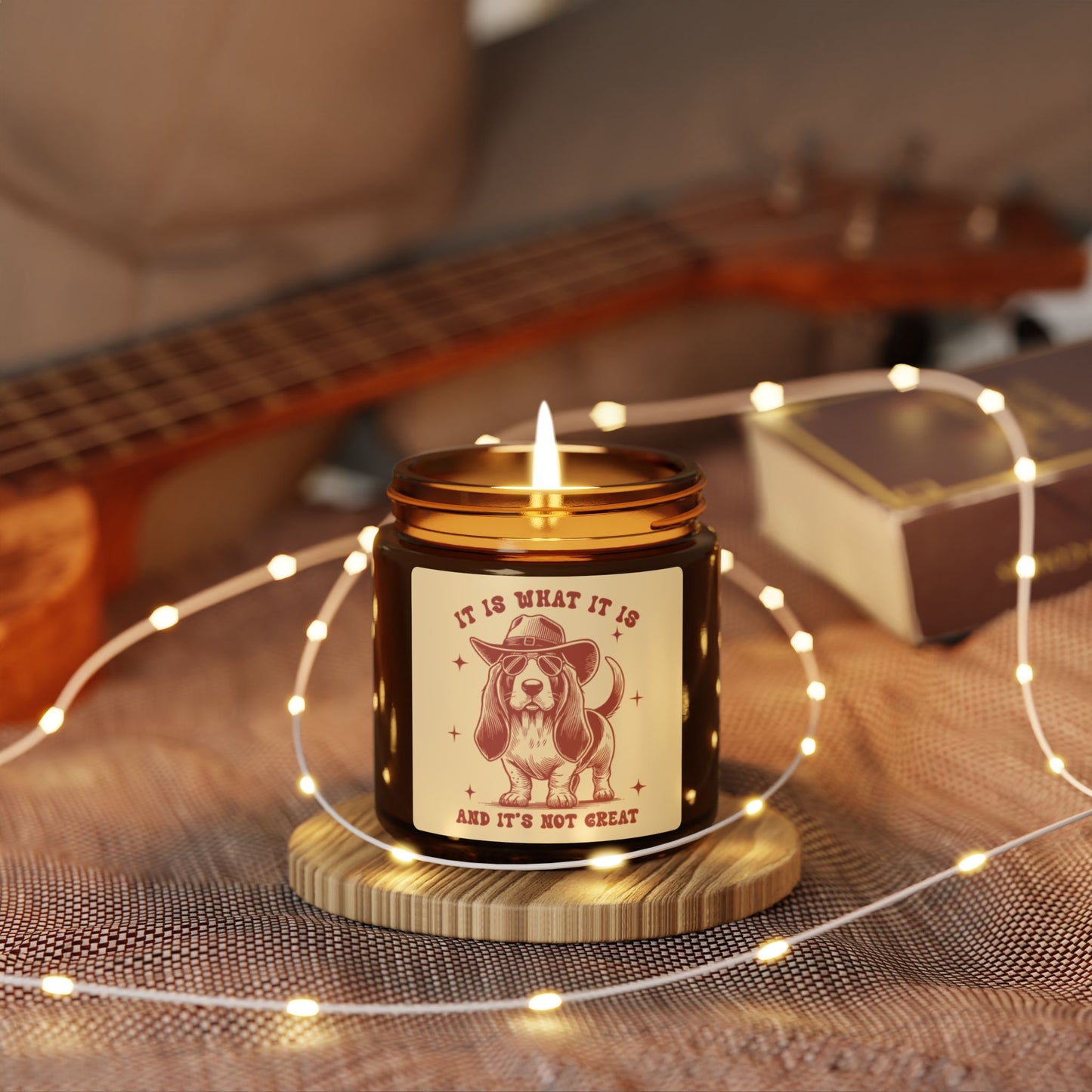 Funny Dog Candle
