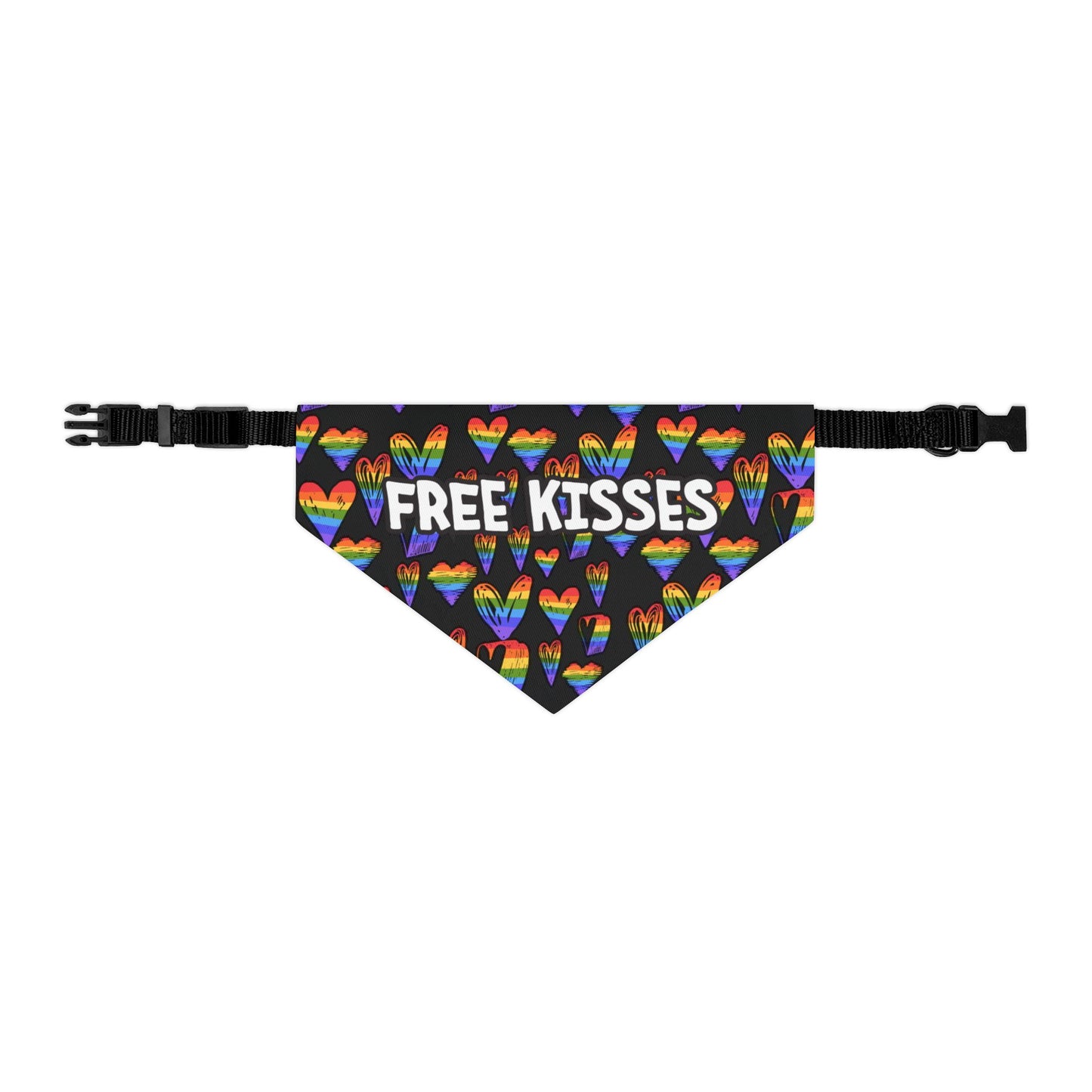 Fun Rainbow Pet Bandana