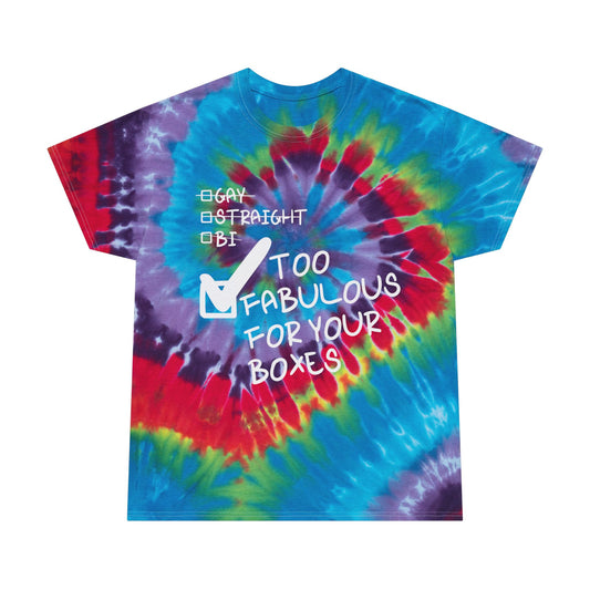 Tie-Dye Tee, Spiral with Positive Vibes