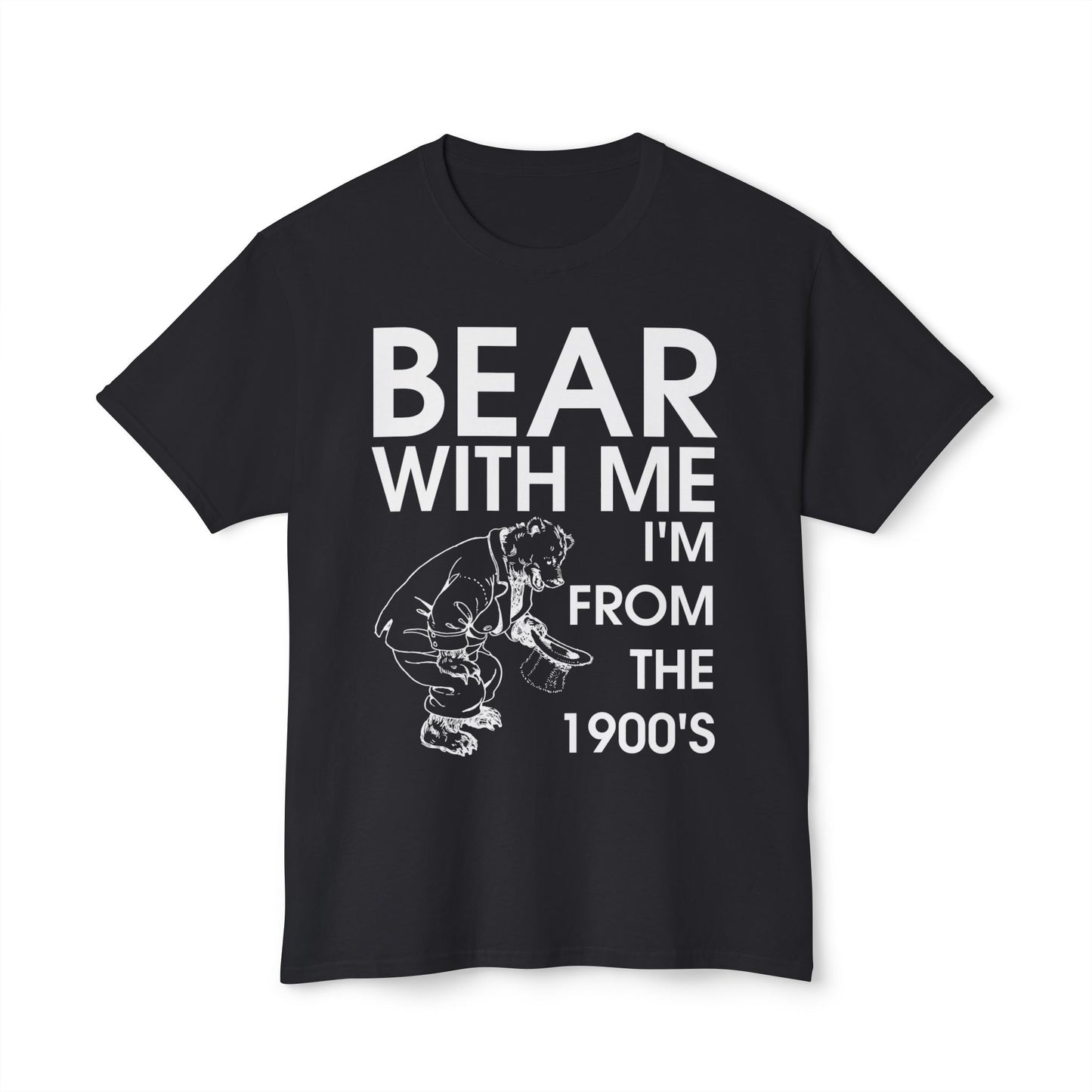 Retro Bear Humor T-Shirt, 90s Nostalgia Tee, Gift for Dad, Vintage Graphic Shirt, Fun Casual Wear