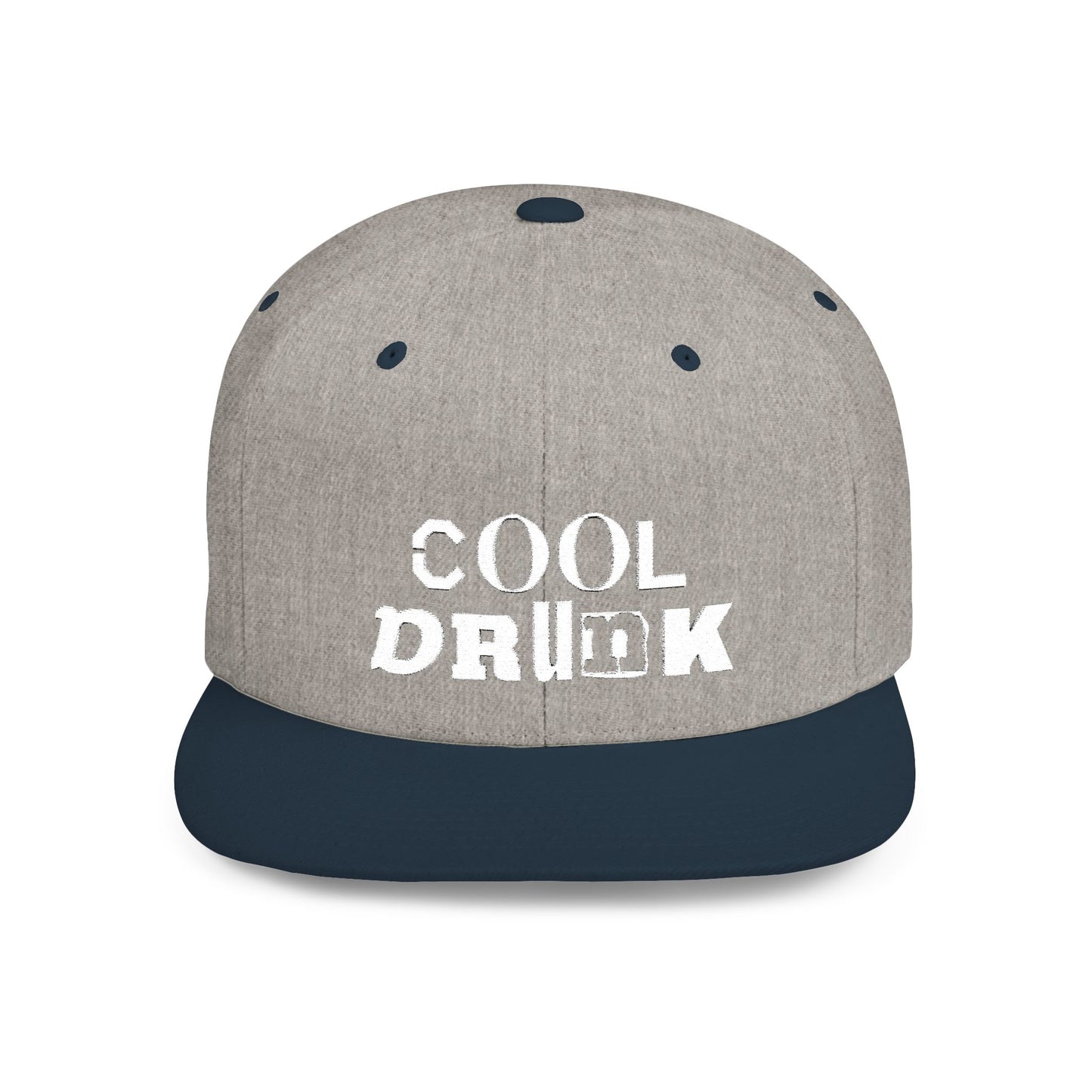 Cool Drunk Flat Bill Snapback Hat