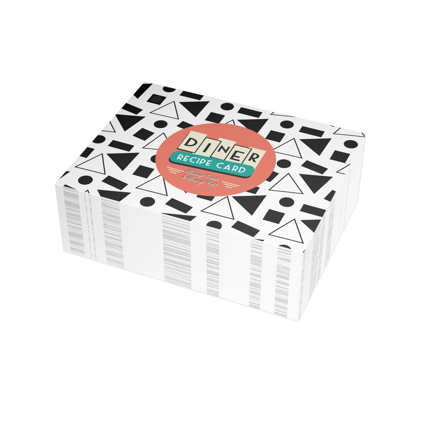 Vintage Retro Recipe Card