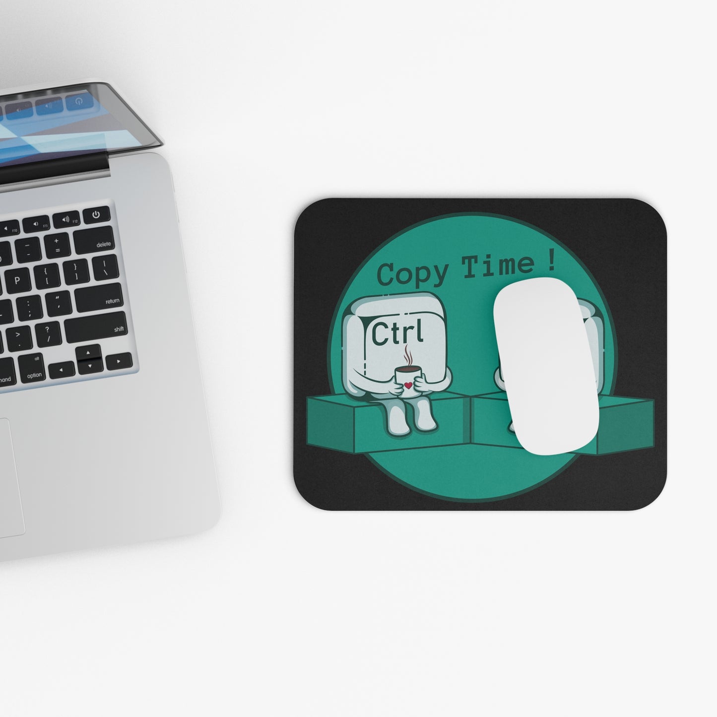 Coffee-Themed Mouse Pad