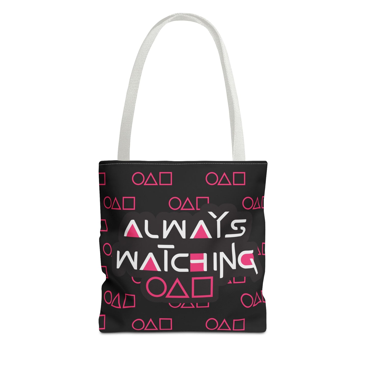 Trendy Tote Bag Always Watching,Inspired by Squid Games