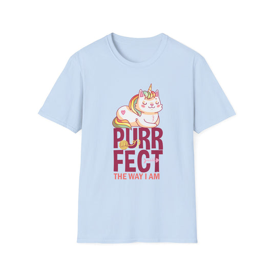 Purrfect Unicorn T-Shirt, Cute Cat Tee, Gift for Cat Lovers, Funny Unicorn Shirt, Birthday, Party, Everyday Wear