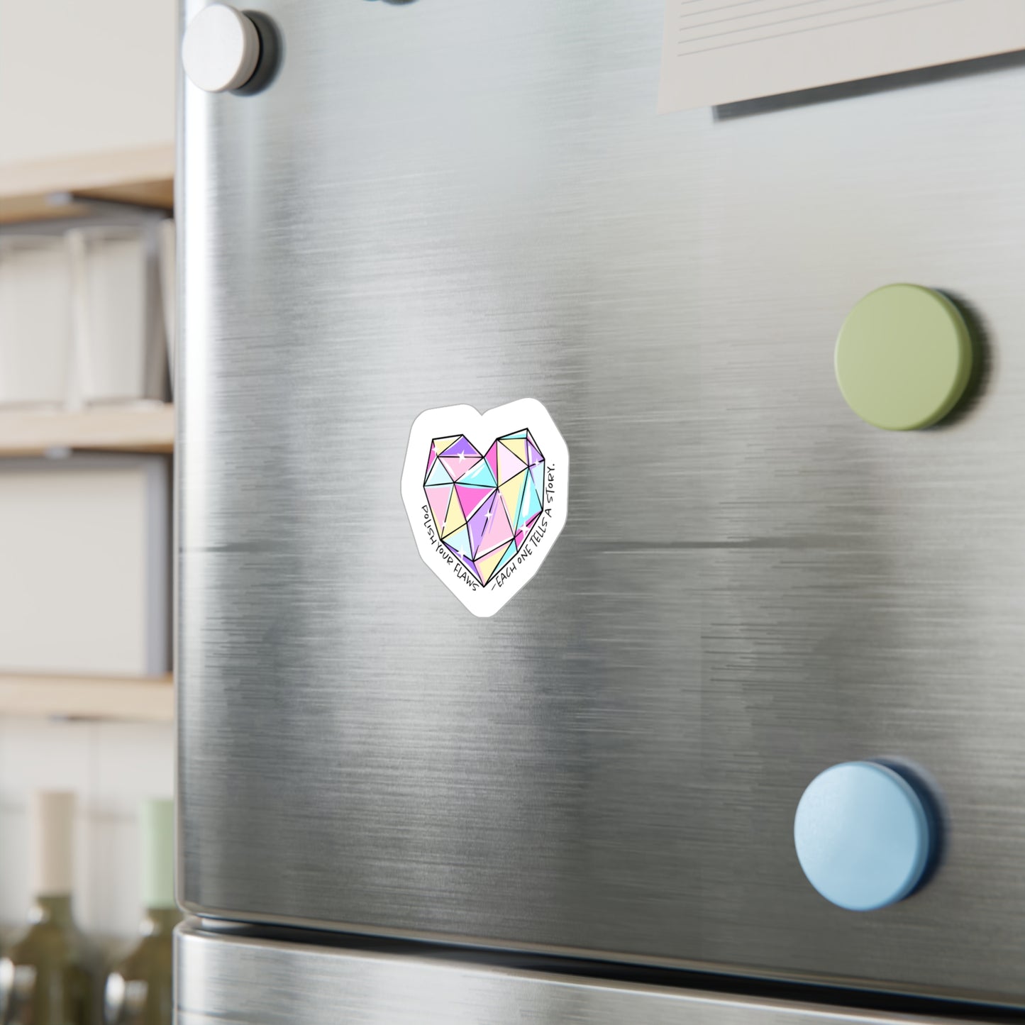 Colorful Heart Vinyl Decals