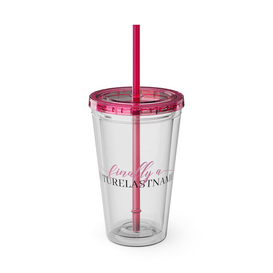 Sunsplash Tumbler with Straw