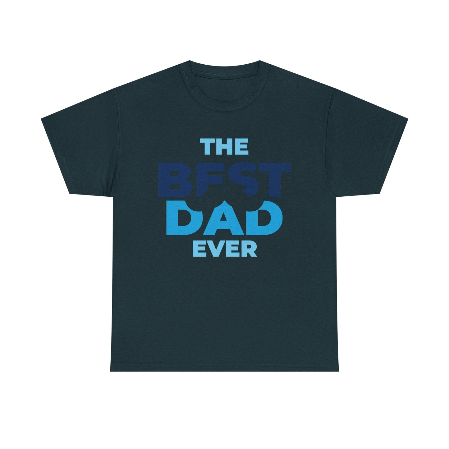 Best Dad Ever Mustache Cotton Tee