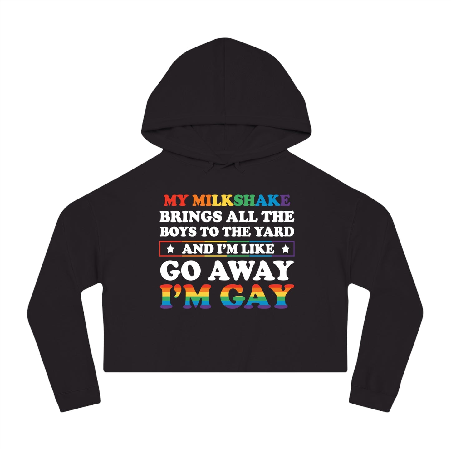 Vibrant Pride Cropped Hoodie