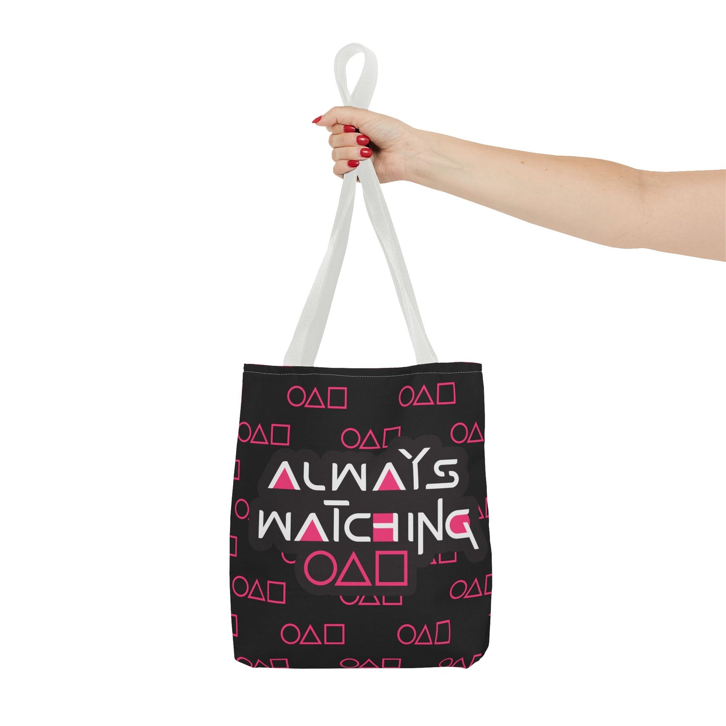 Trendy Tote Bag Always Watching,Inspired by Squid Games