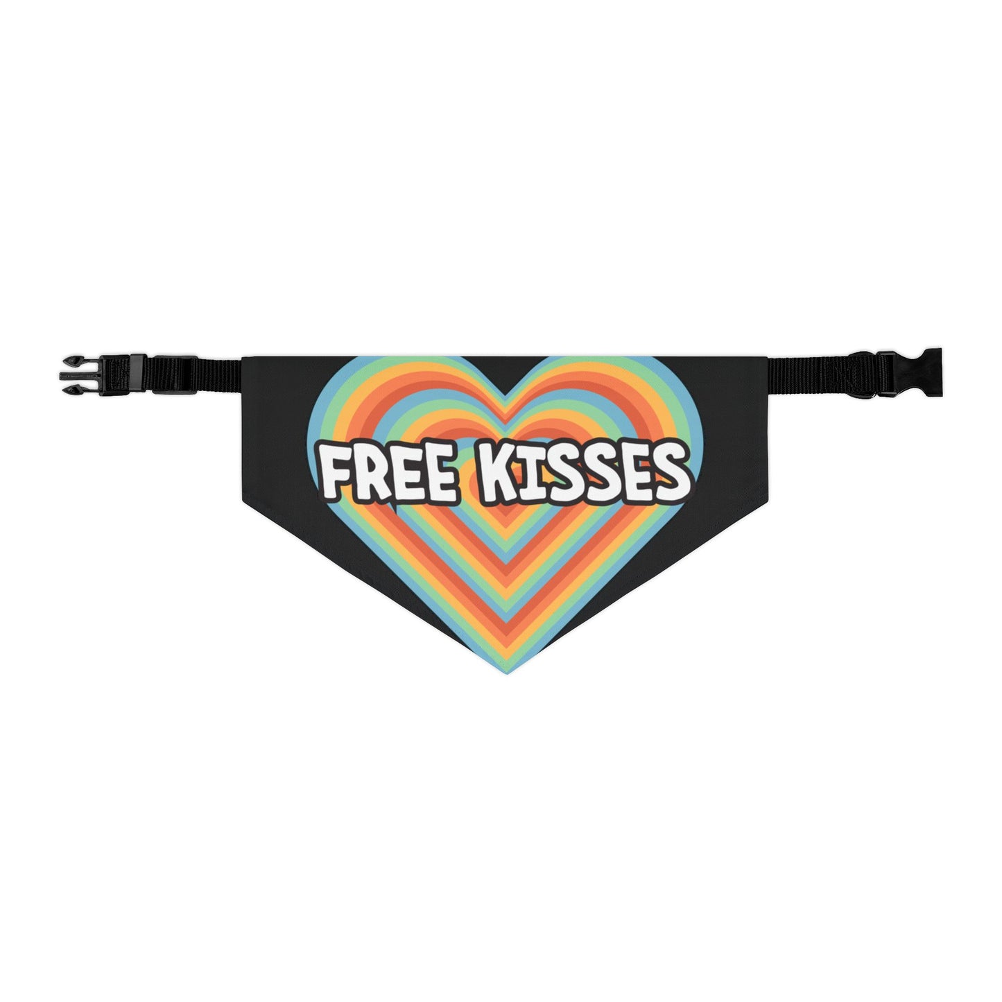 Free Kisses Pet Bandana