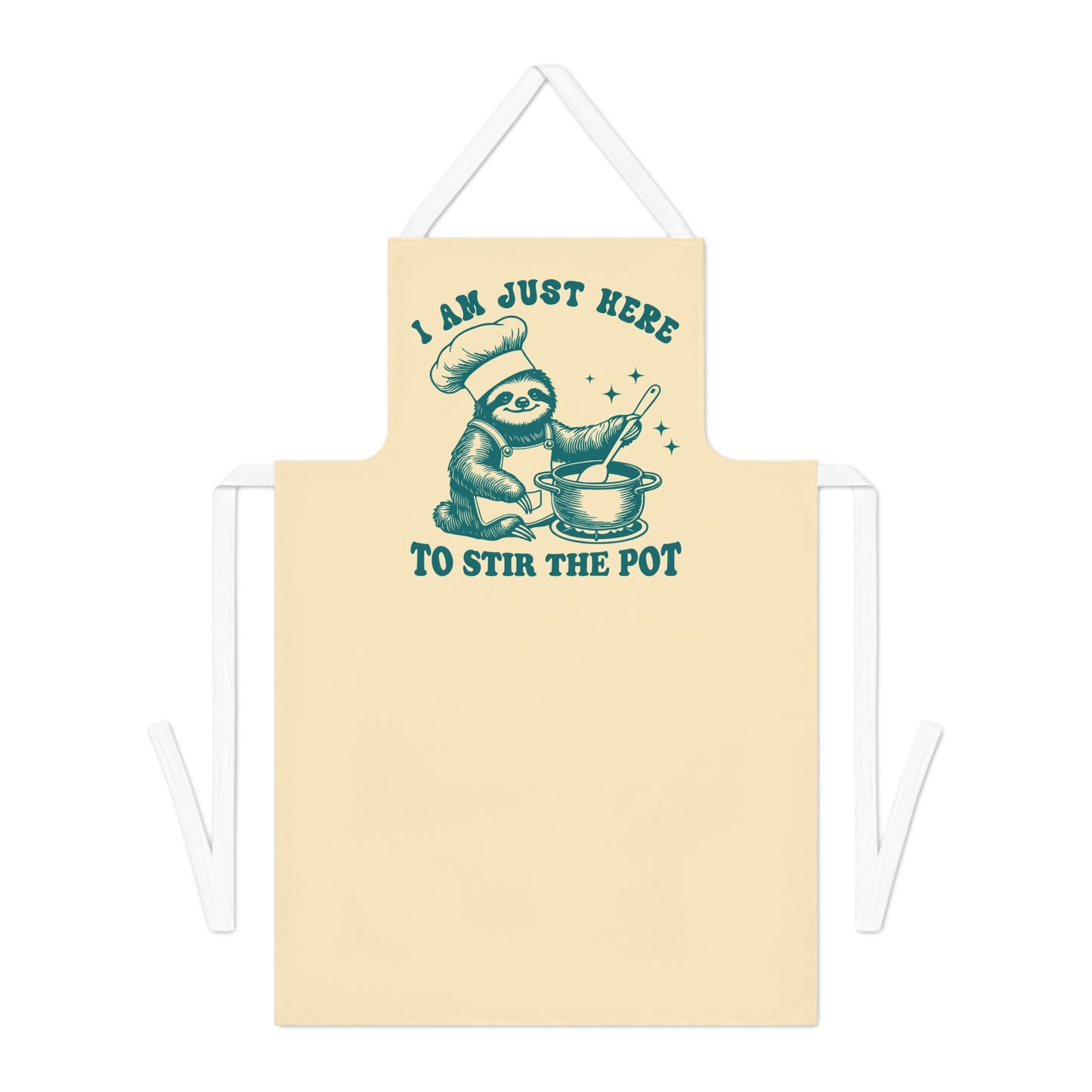 Humorous Sloth Apron for Cooking Enthusiasts,