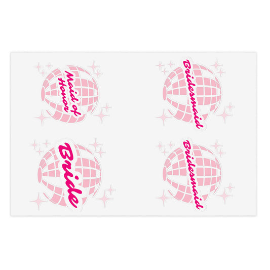 Bridal Party Sticker Sheets