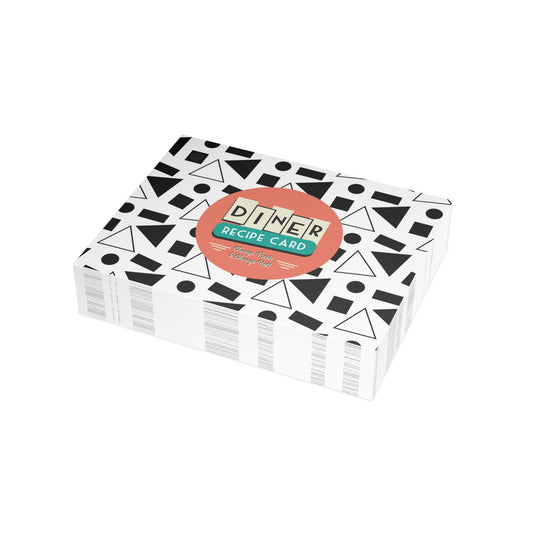 Vintage Retro Recipe Card