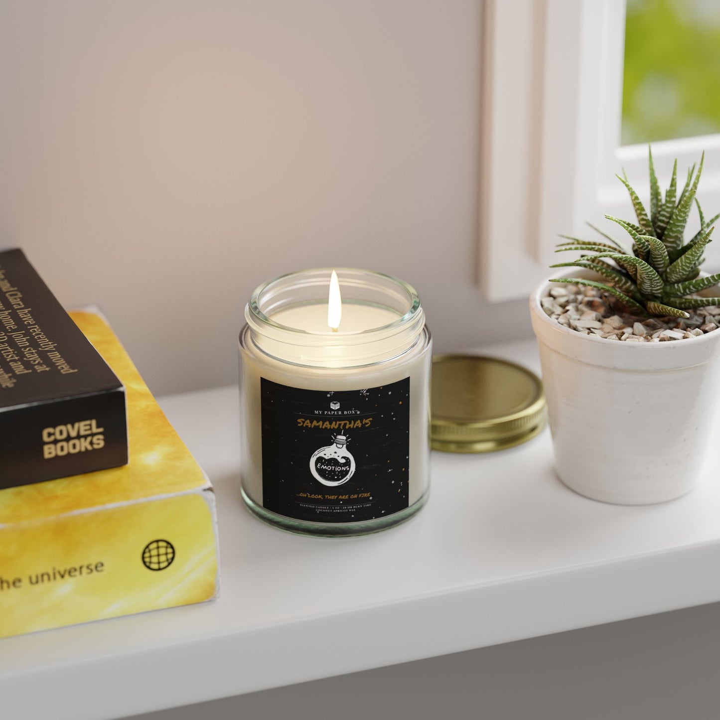Emotions on fire Candle - Personalized