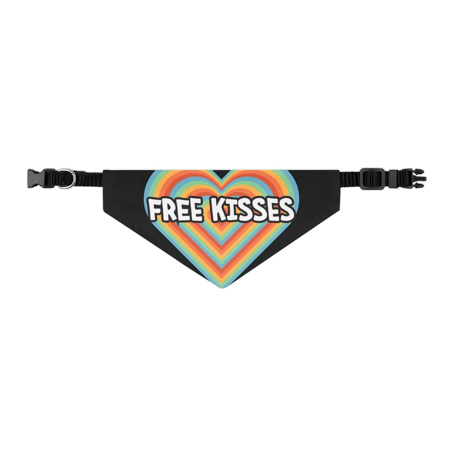 Free Kisses Pet Bandana