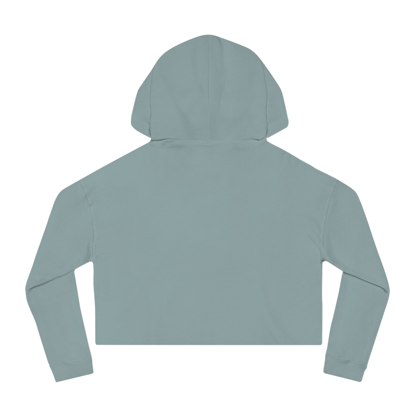 Cropped Hooded Sweatshirt with 'Burn Book Victim' Design
