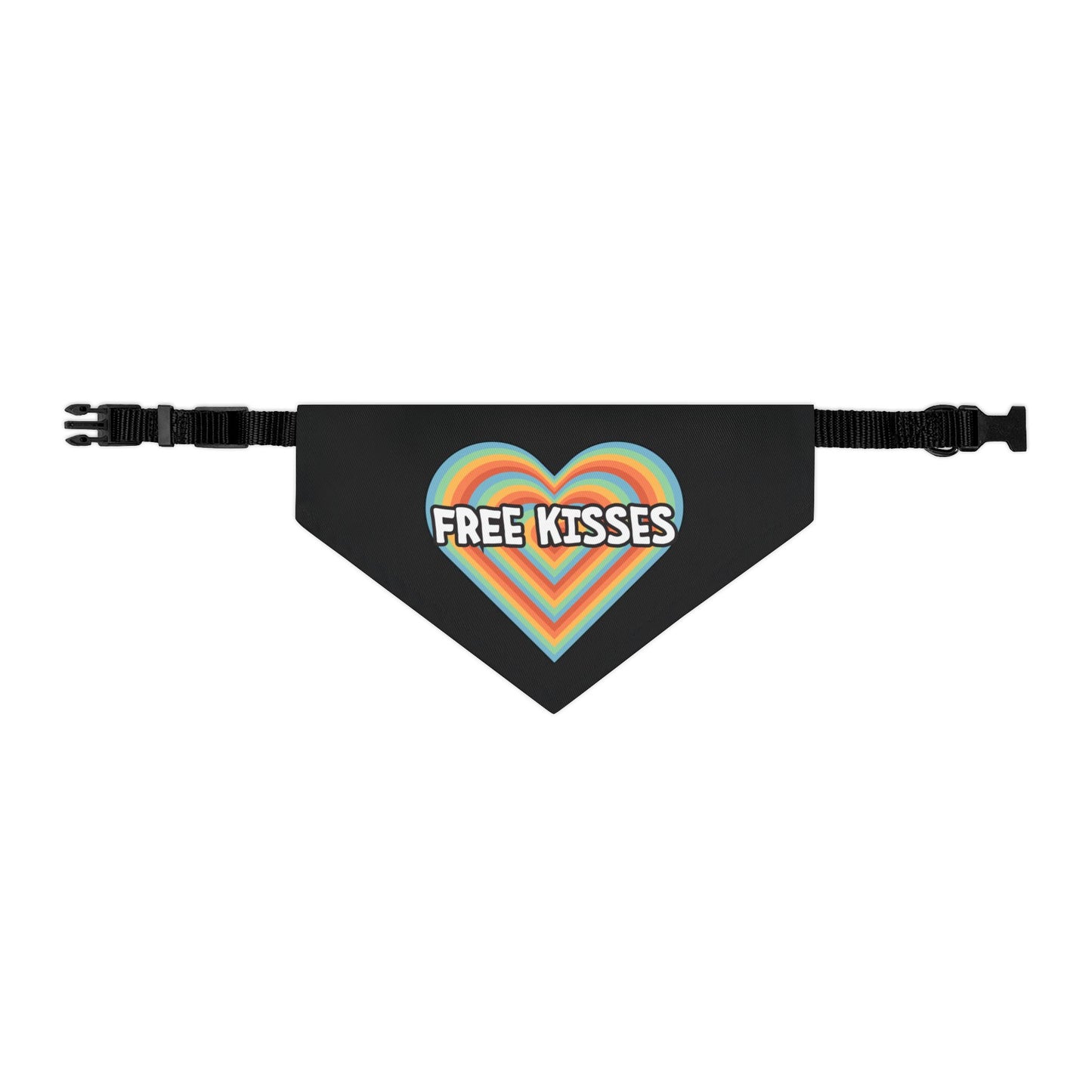 Free Kisses Pet Bandana
