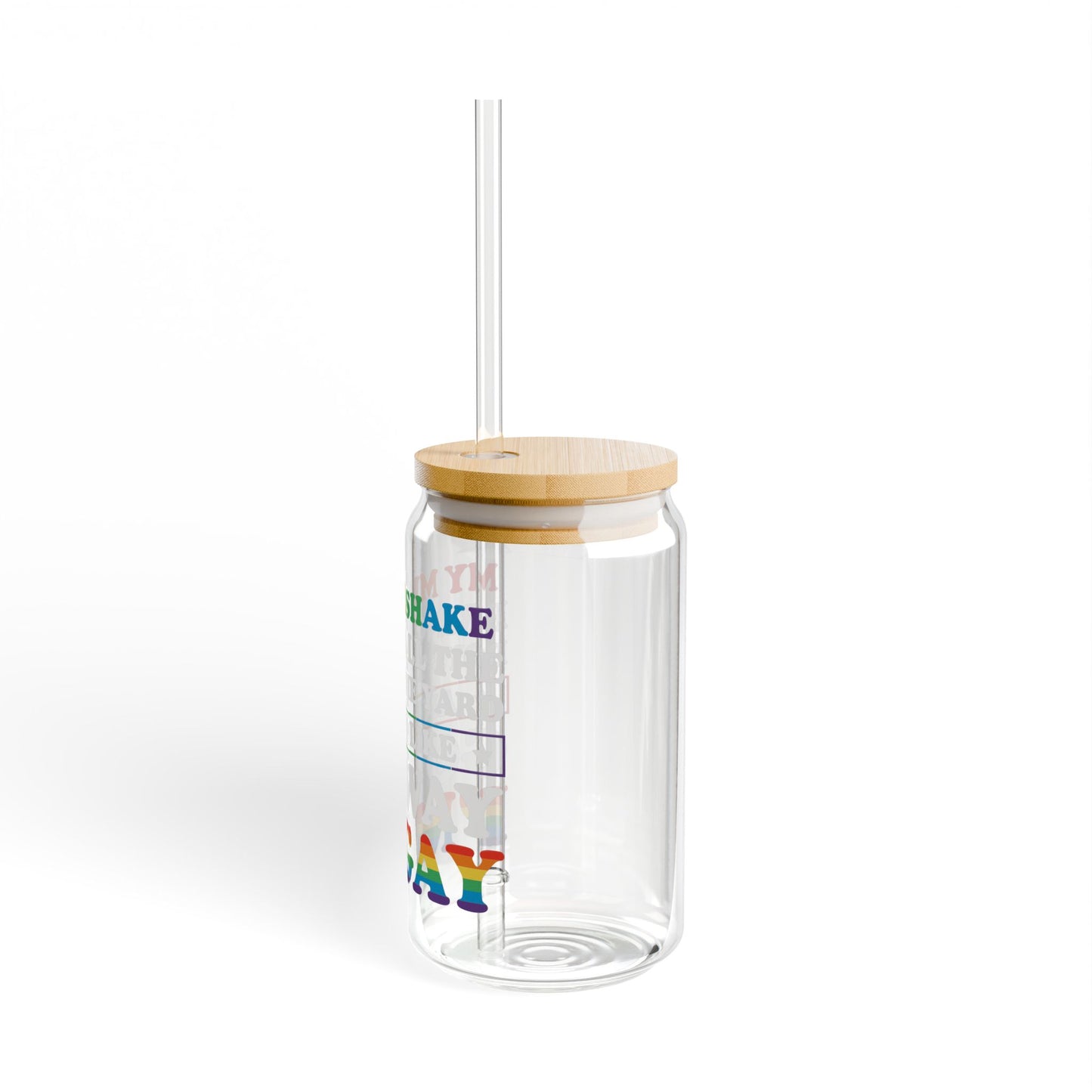 Colorful Pride Sipper Glass