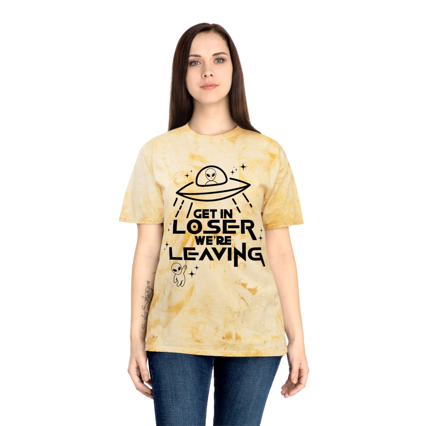 Alien-Themed Color Blast T-Shirt