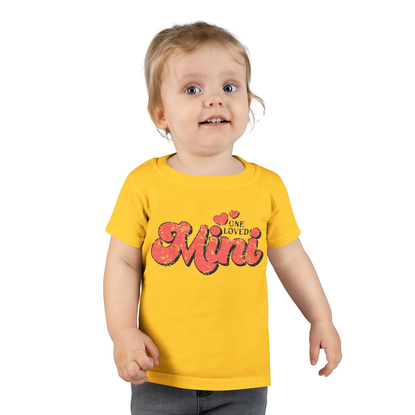 Cute Toddler T-Shirt - 'One Loved Mini' Playful Tee