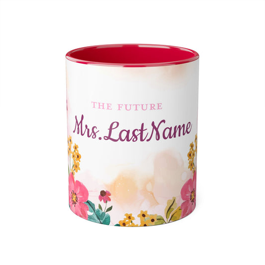 Personalized Gift, Future Last Name Mug