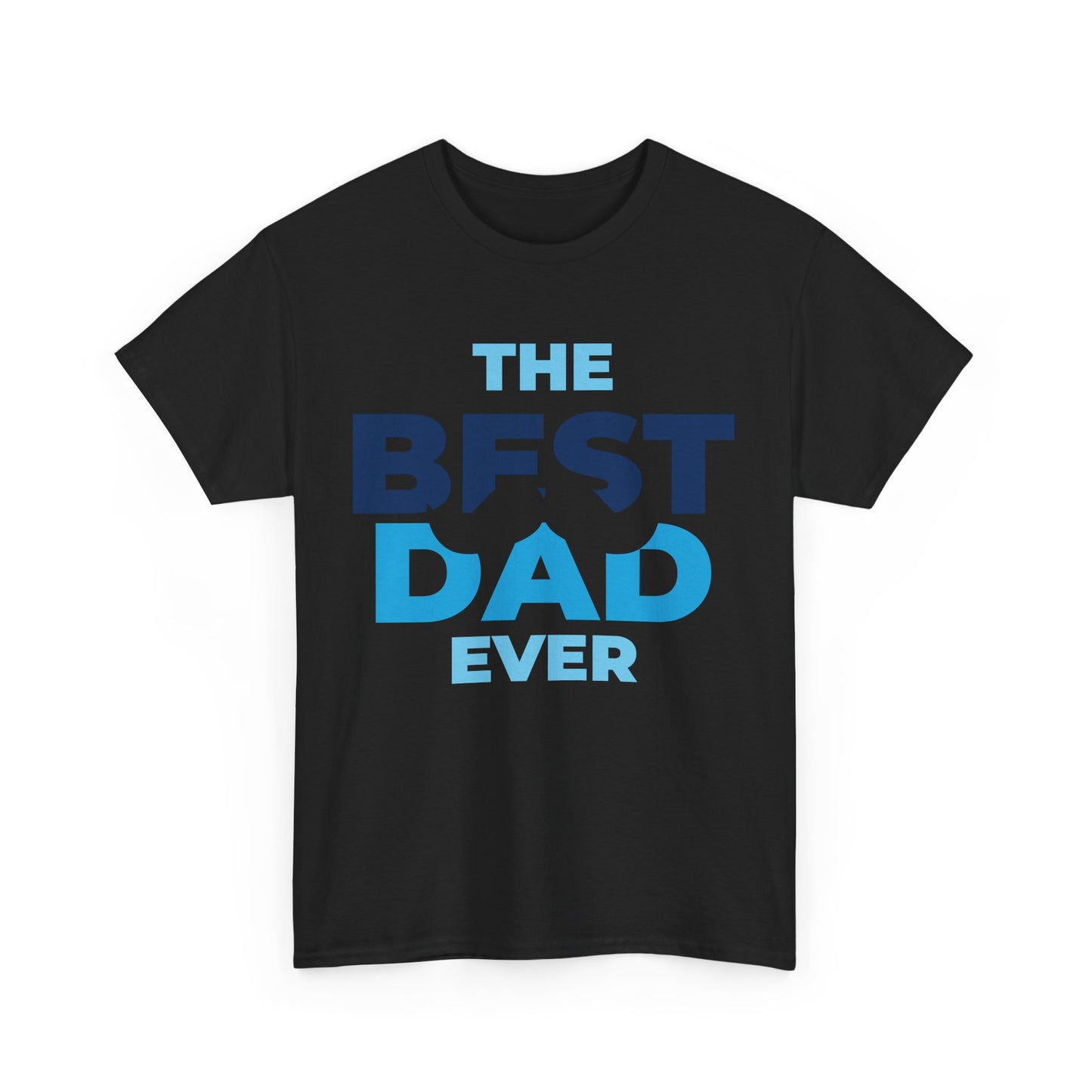 Best Dad Ever Mustache Cotton Tee