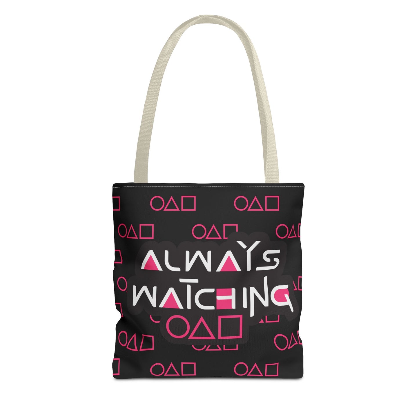 Trendy Tote Bag Always Watching,Inspired by Squid Games