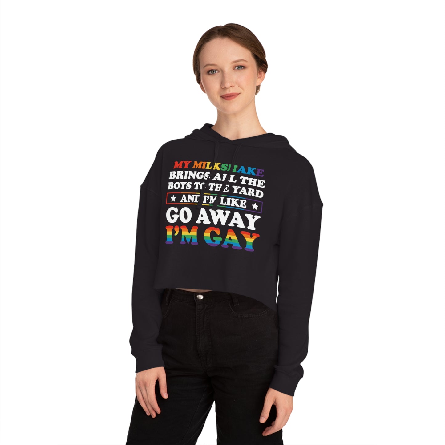 Vibrant Pride Cropped Hoodie