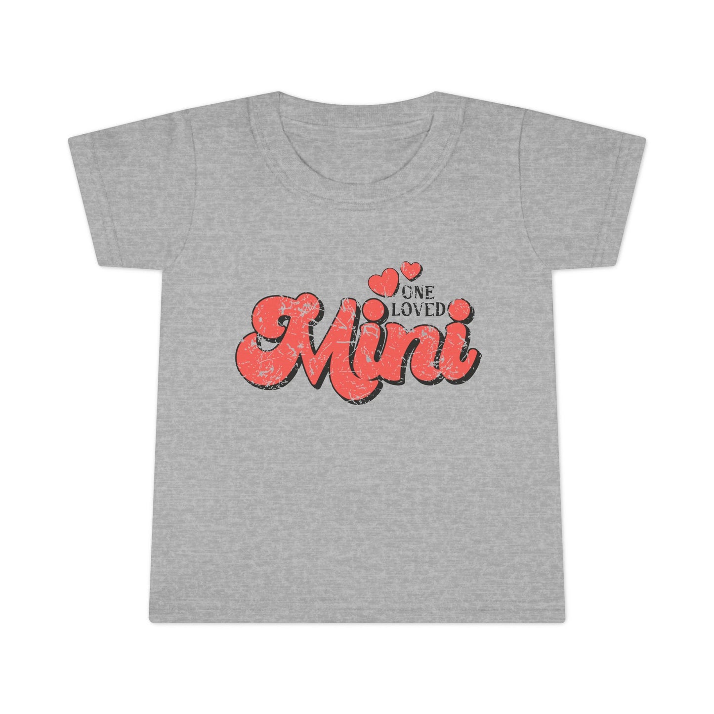Cute Toddler T-Shirt - 'One Loved Mini' Playful Tee