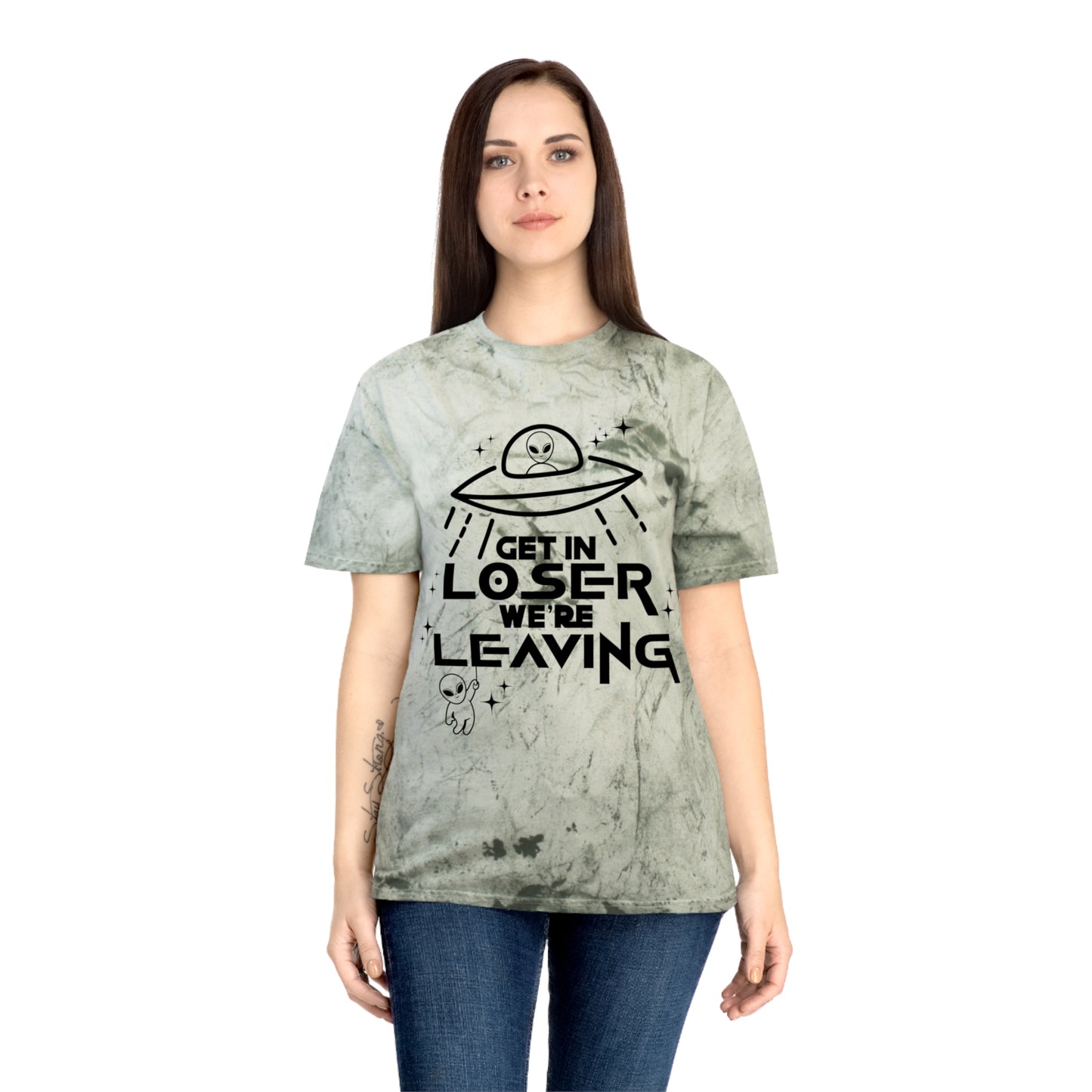 Alien-Themed Color Blast T-Shirt