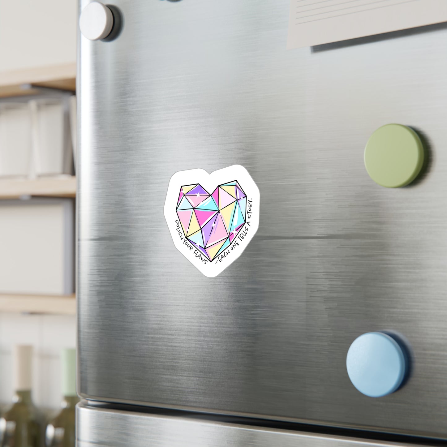 Colorful Heart Vinyl Decals