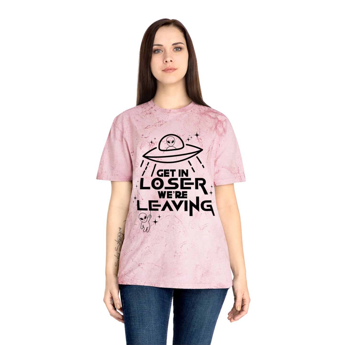 Alien-Themed Color Blast T-Shirt