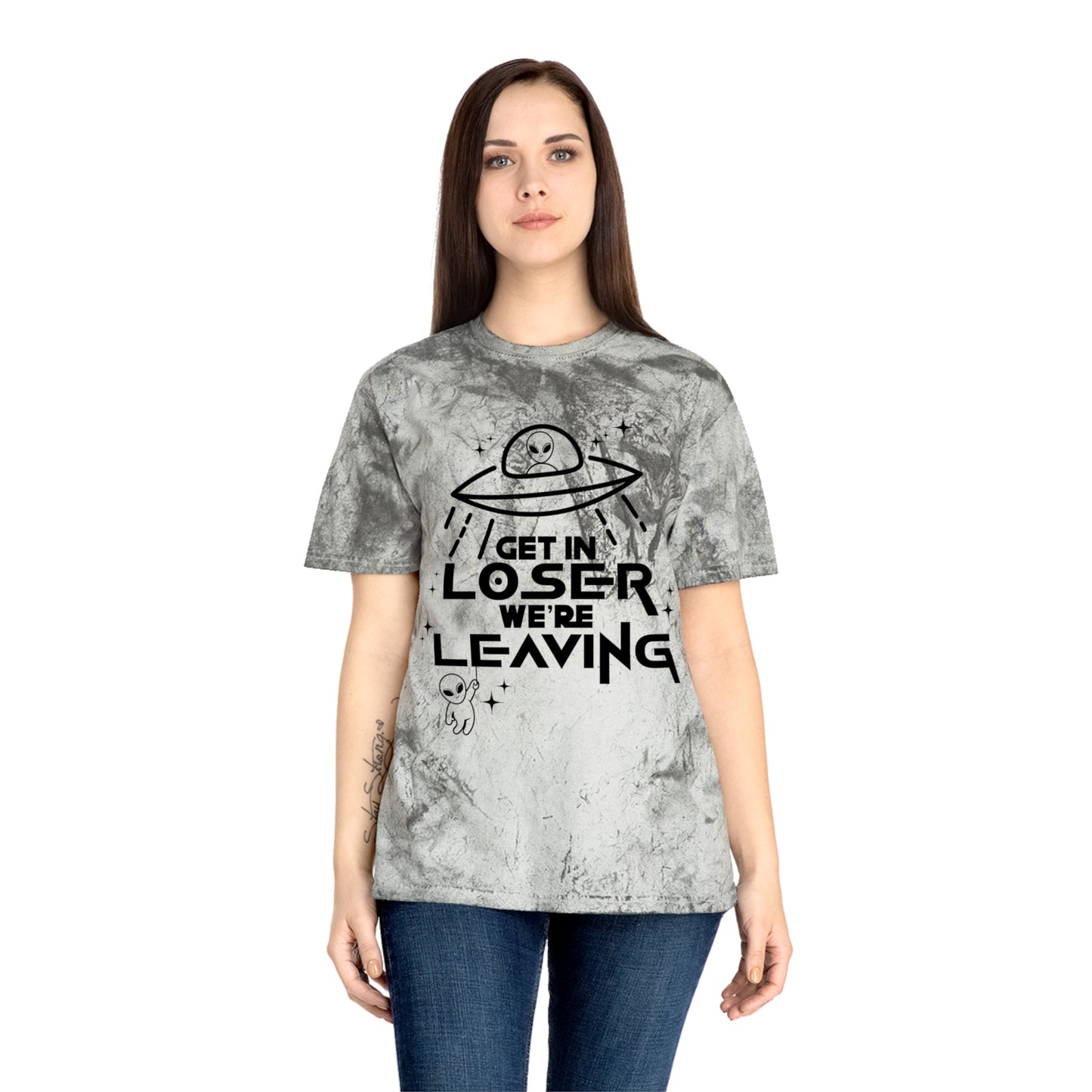 Alien-Themed Color Blast T-Shirt