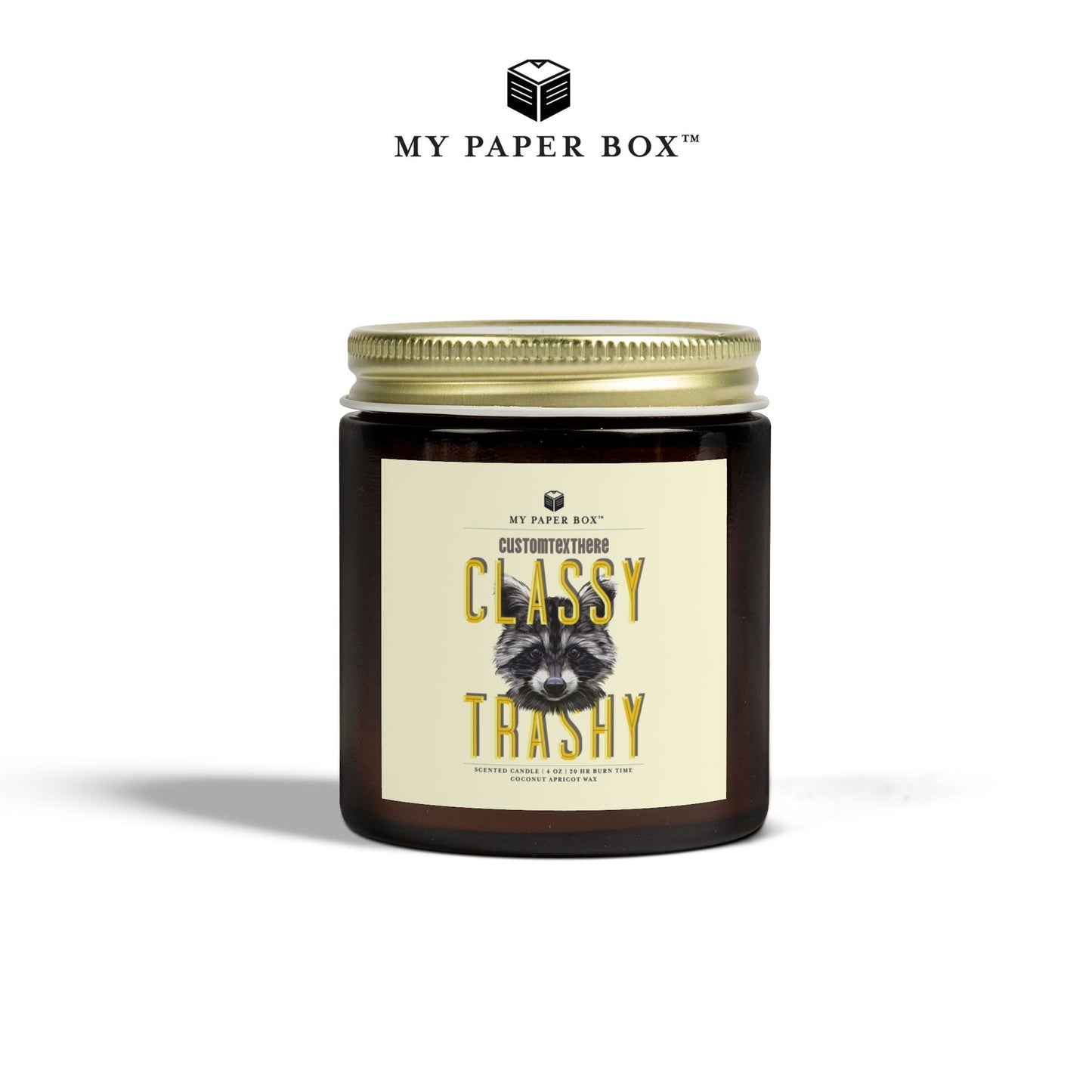 Raccoon Funny Candle