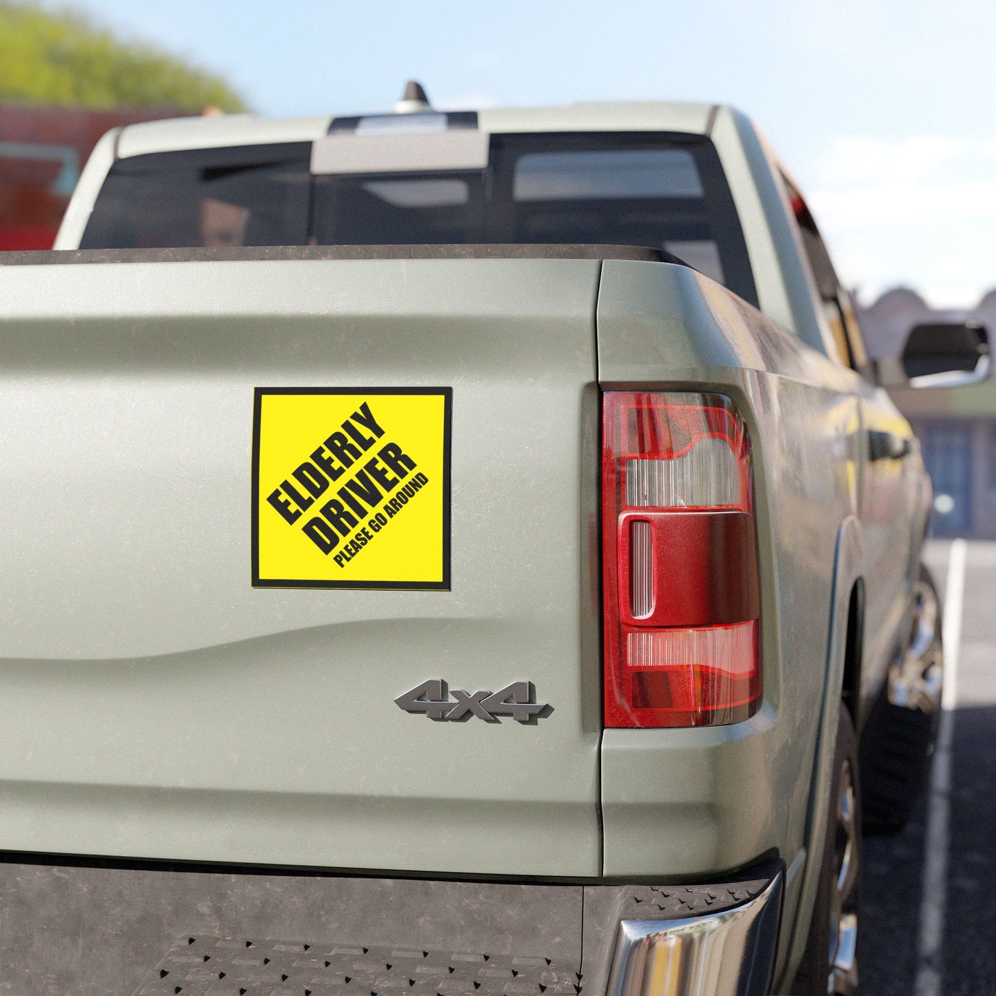 Elderly Driver – go around Car Magnet Safety