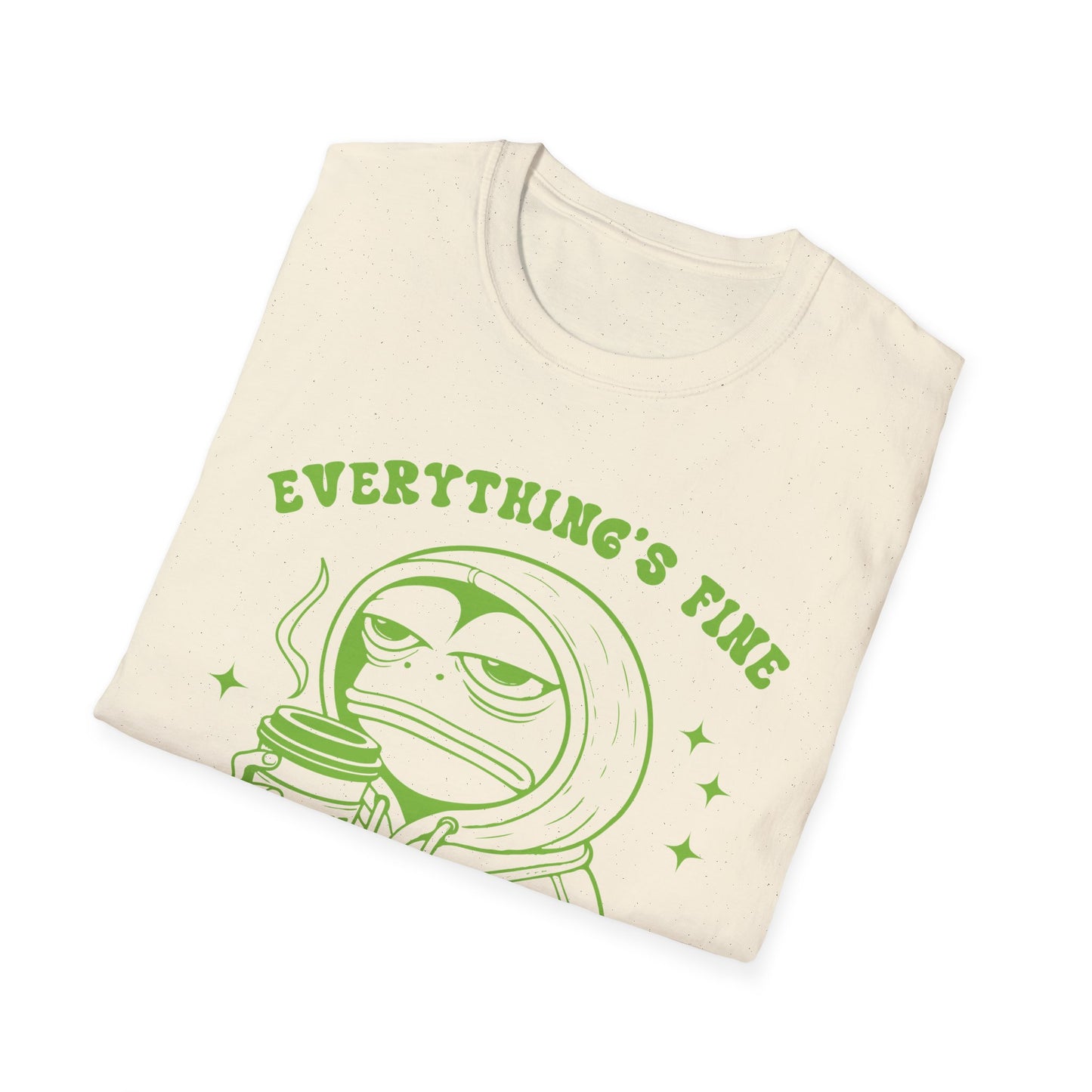 Comfy Humorous T-Shirt, Perfect for Coffee Lovers, Relaxed Vibes, Ideal for Gifting, Unisex Tee for Everyday Wear