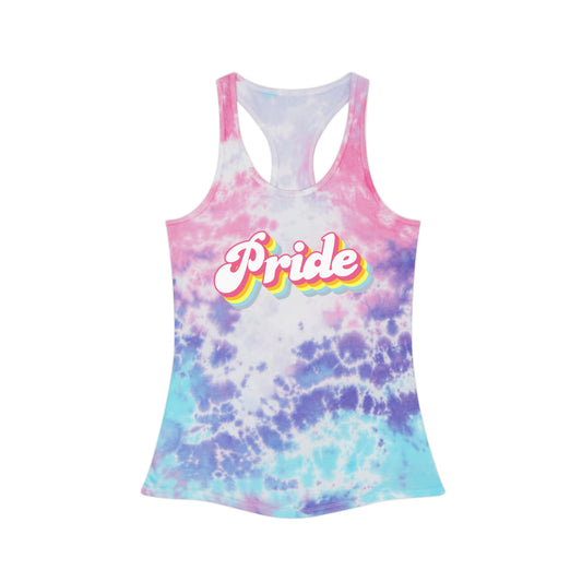 Pride Tie Dye Racerback Tank Top