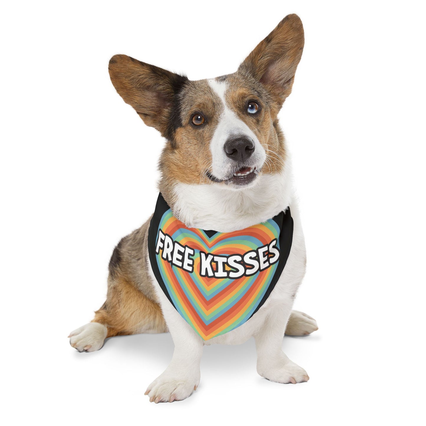 Free Kisses Pet Bandana