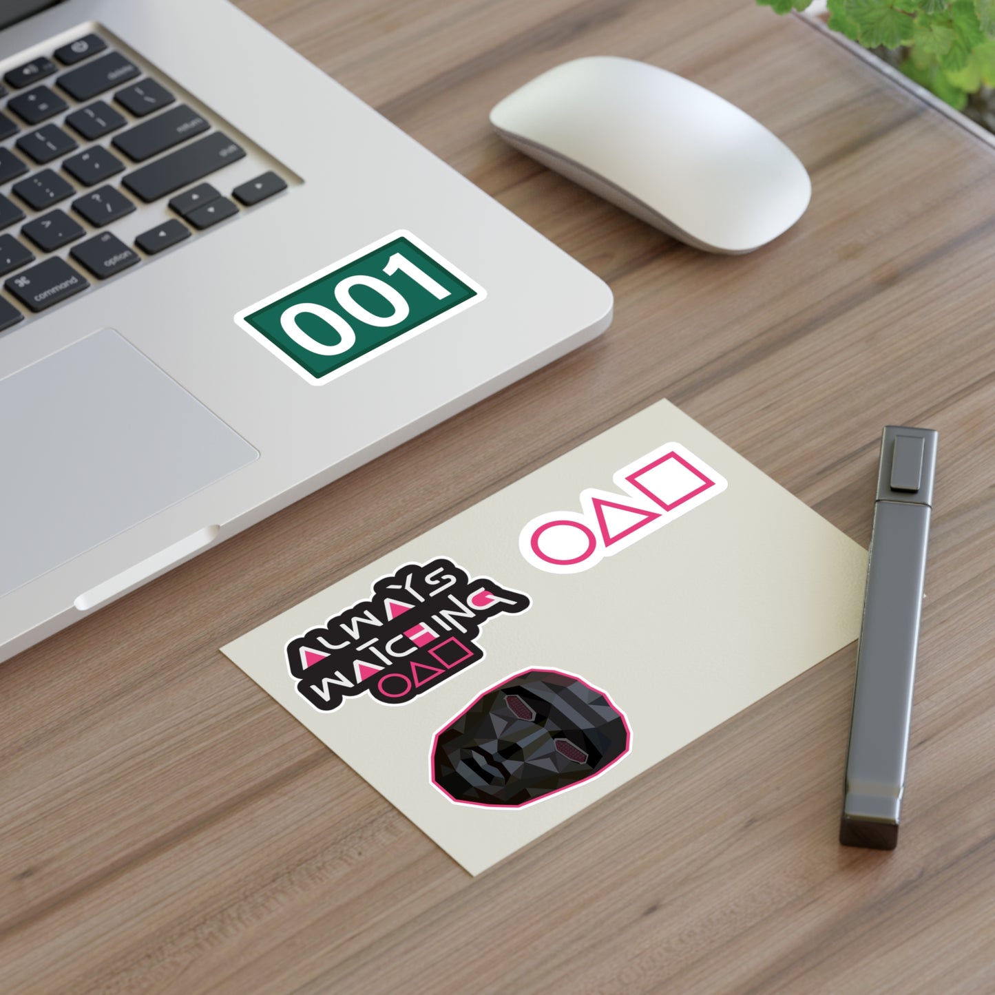 Unique Sticker Sheets Inspired by Squid Games